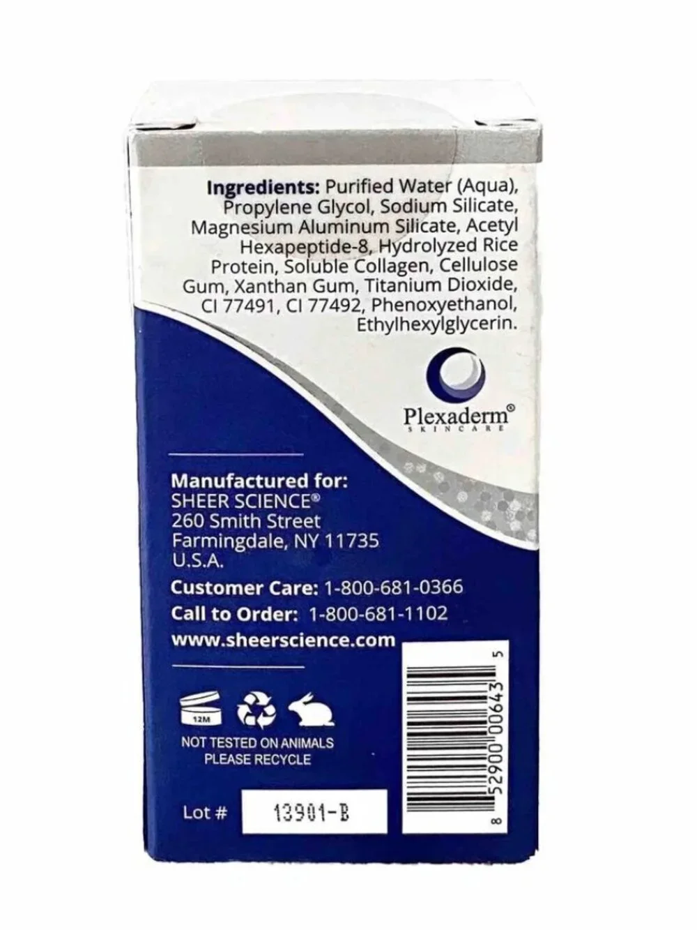 Plexaderm rapid reduction